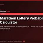nyc marathon lottery odds